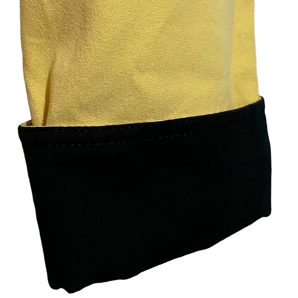 St. John Sport by Jacket Marie Gray Size Large Yellow Navy Blue Hooded - Picture 6 of 9